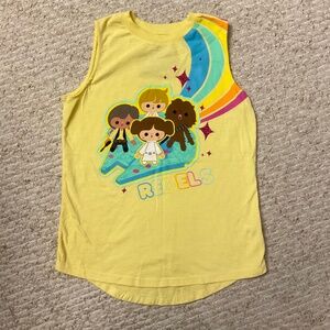 🌟 DISNEY STAR WARS - girls sleeveless / tank top - size XL (14)